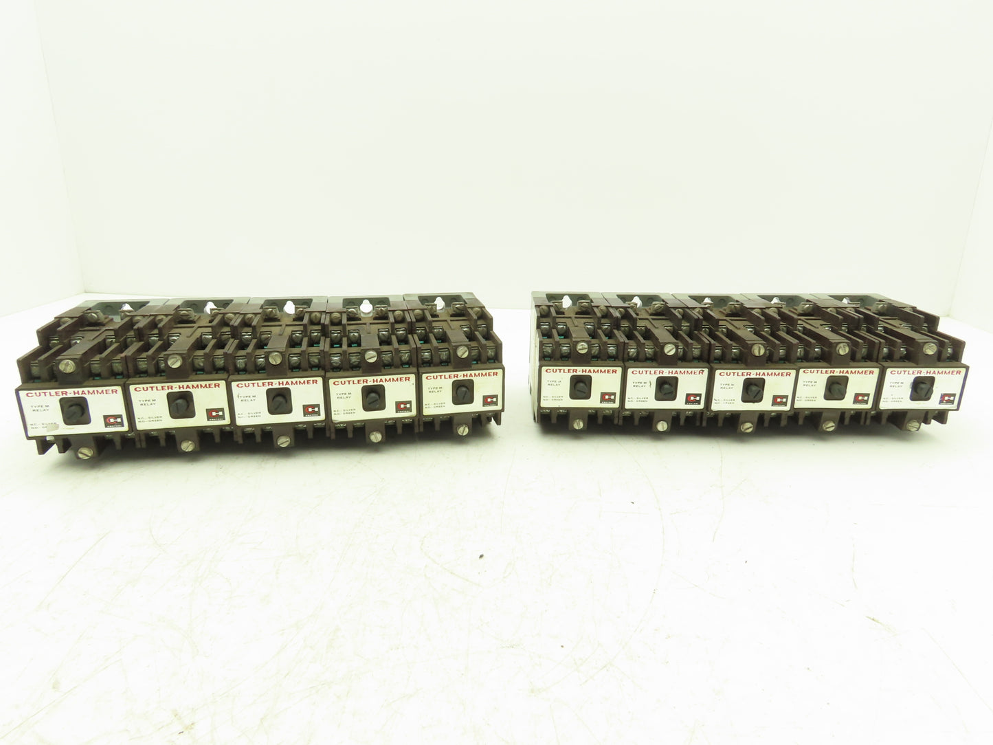 Cutler Hammer Type M Relay 10A 120V Coil 8NO w/ Series A2 Attachment Lot of 10