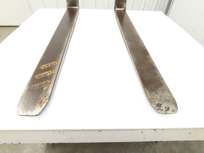 Crown 75324-3 4x42" Class 2 Steel Forklift Forks 16" Carriage 1-Pair 1500X24