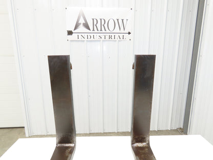 Crown 75324-3 4x42" Class 2 Steel Forklift Forks 16" Carriage 1-Pair 1500X24