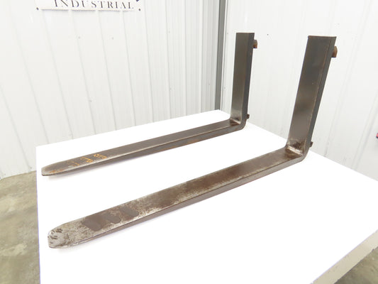 Crown 75324-3 4x42" Class 2 Steel Forklift Forks 16" Carriage 1-Pair 1500X24