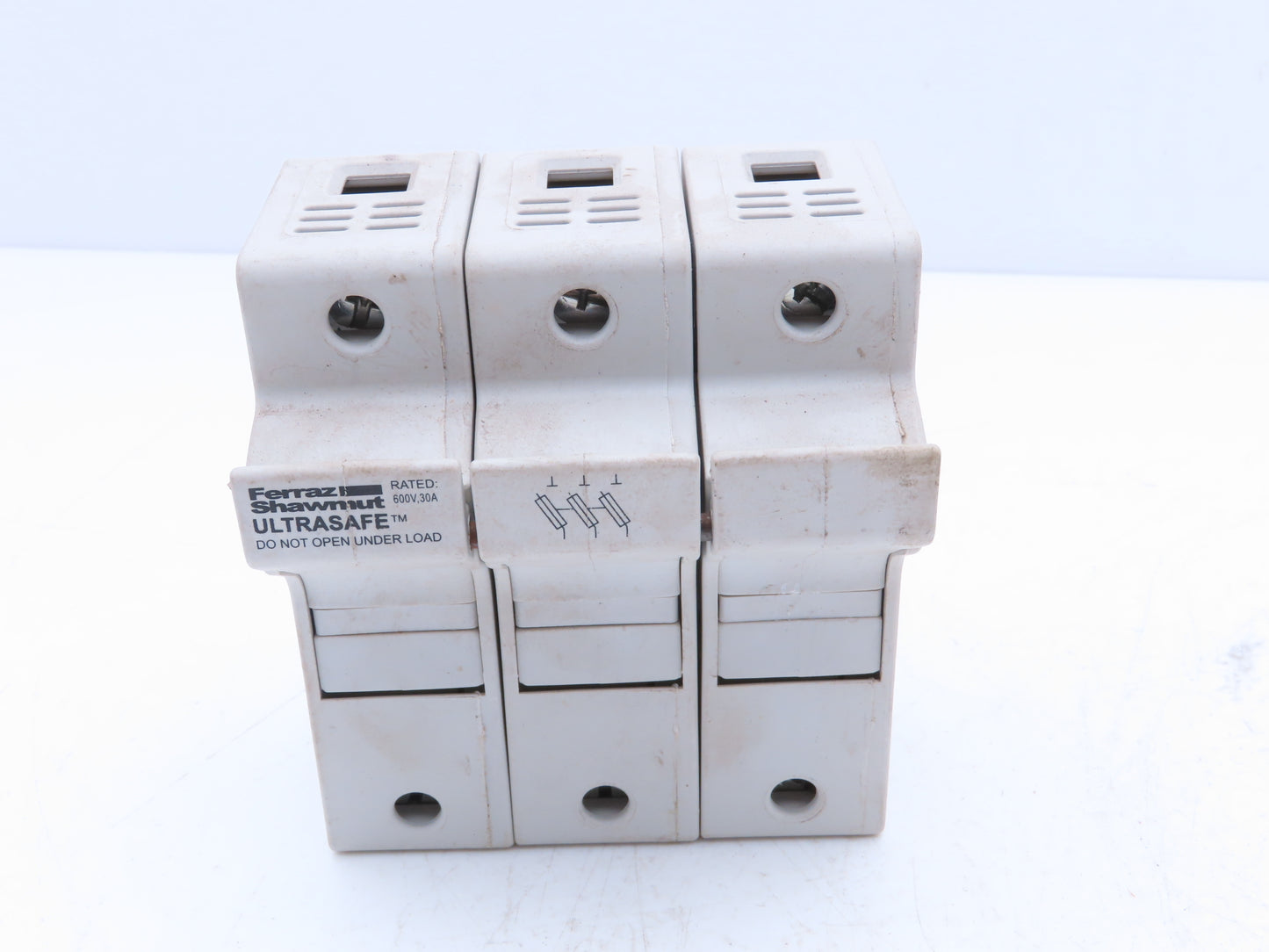 Ferraz-Shawmut US3J3 UltraSafe Fuse Holder 3 Pole 30A 600V Lot Of 7