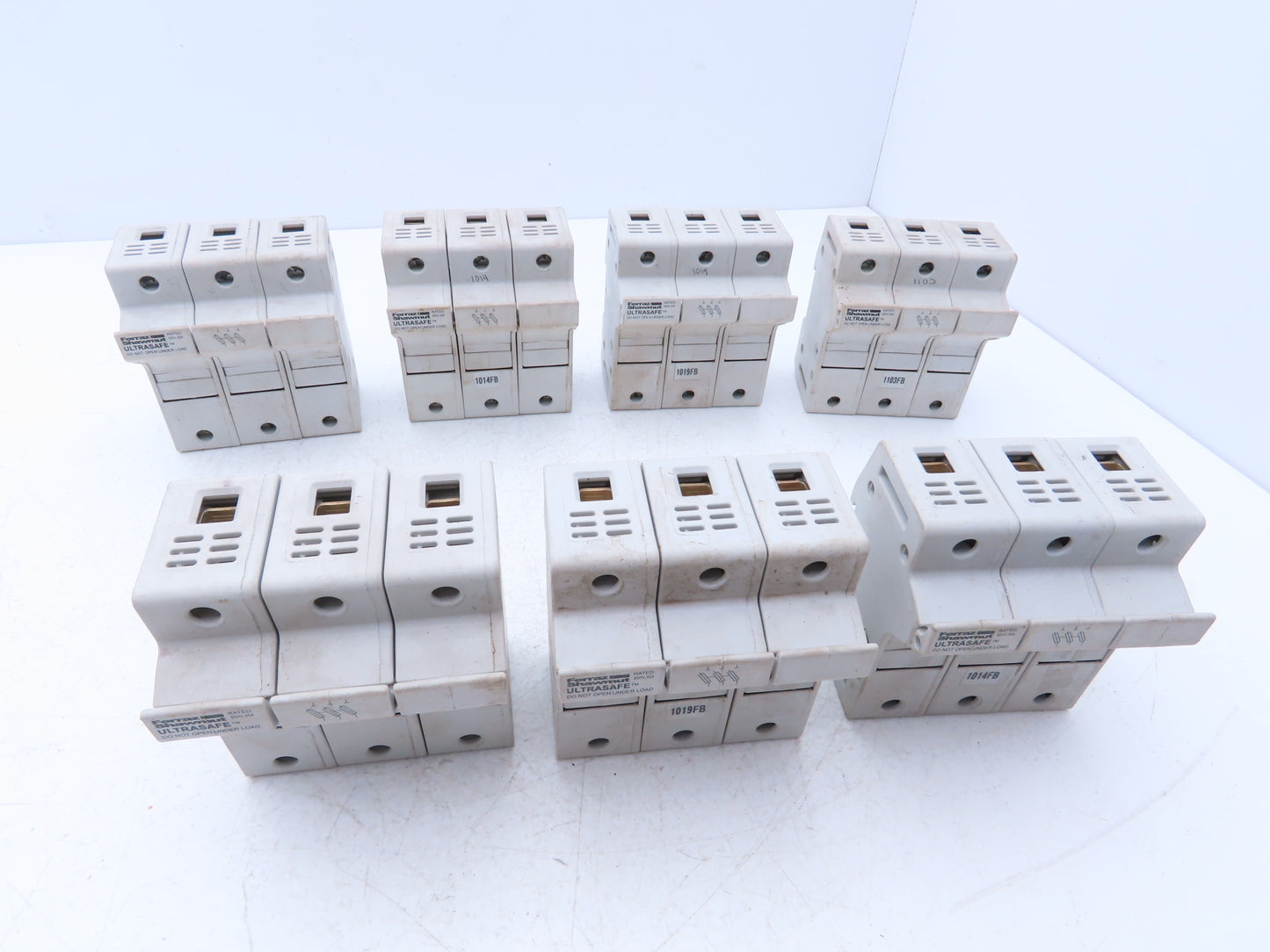 Ferraz-Shawmut US3J3 UltraSafe Fuse Holder 3 Pole 30A 600V Lot Of 7