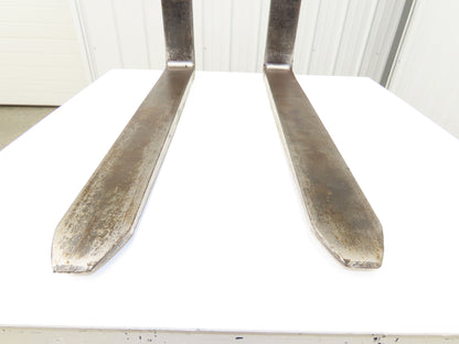 Cascade 1870686 4.75x42" Class 2 Steel Forklift Forks 16" Carriage 1-Pair READ