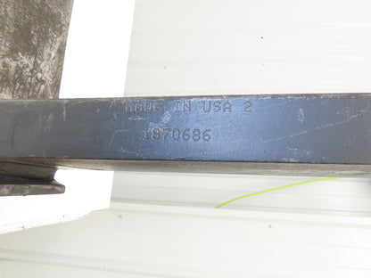 Cascade 1870686 4.75x42" Class 2 Steel Forklift Forks 16" Carriage 1-Pair READ