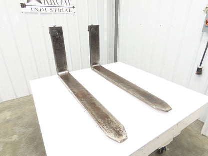 Cascade 1870686 4.75x42" Class 2 Steel Forklift Forks 16" Carriage 1-Pair READ