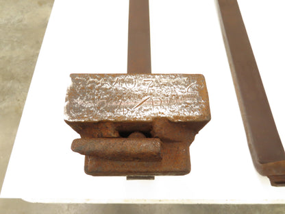 765407 4x42" Class 2 Steel Forklift Forks 16" Carriage 1-Pair 3024/PR