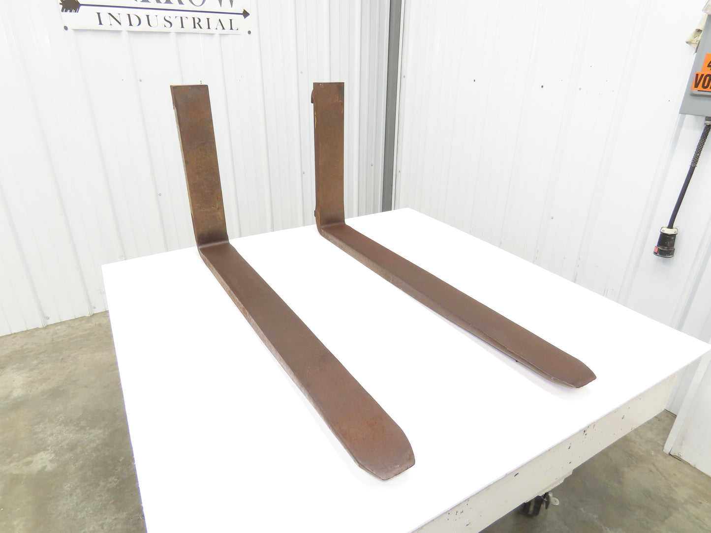 765407 4x42" Class 2 Steel Forklift Forks 16" Carriage 1-Pair 3024/PR