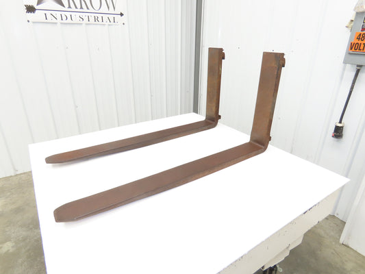 765407 4x42" Class 2 Steel Forklift Forks 16" Carriage 1-Pair 3024/PR