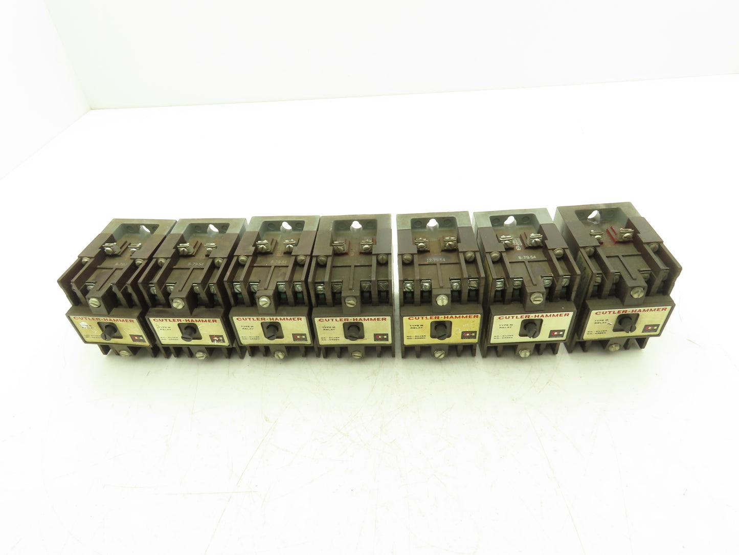 Cutler Hammer Type M Relay 10A 120V Coil 4NO Lot of 7