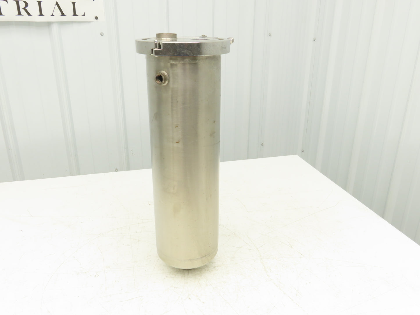 304 Stainless Water Circulator Housing 2 Gallon Tank 1.5" Tri-Clamp 6"x 21"L
