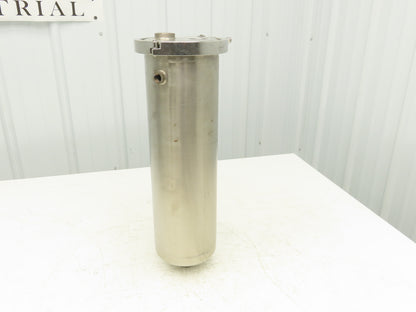 304 Stainless Water Circulator Housing 2 Gallon Tank 1.5" Tri-Clamp 6"x 21"L