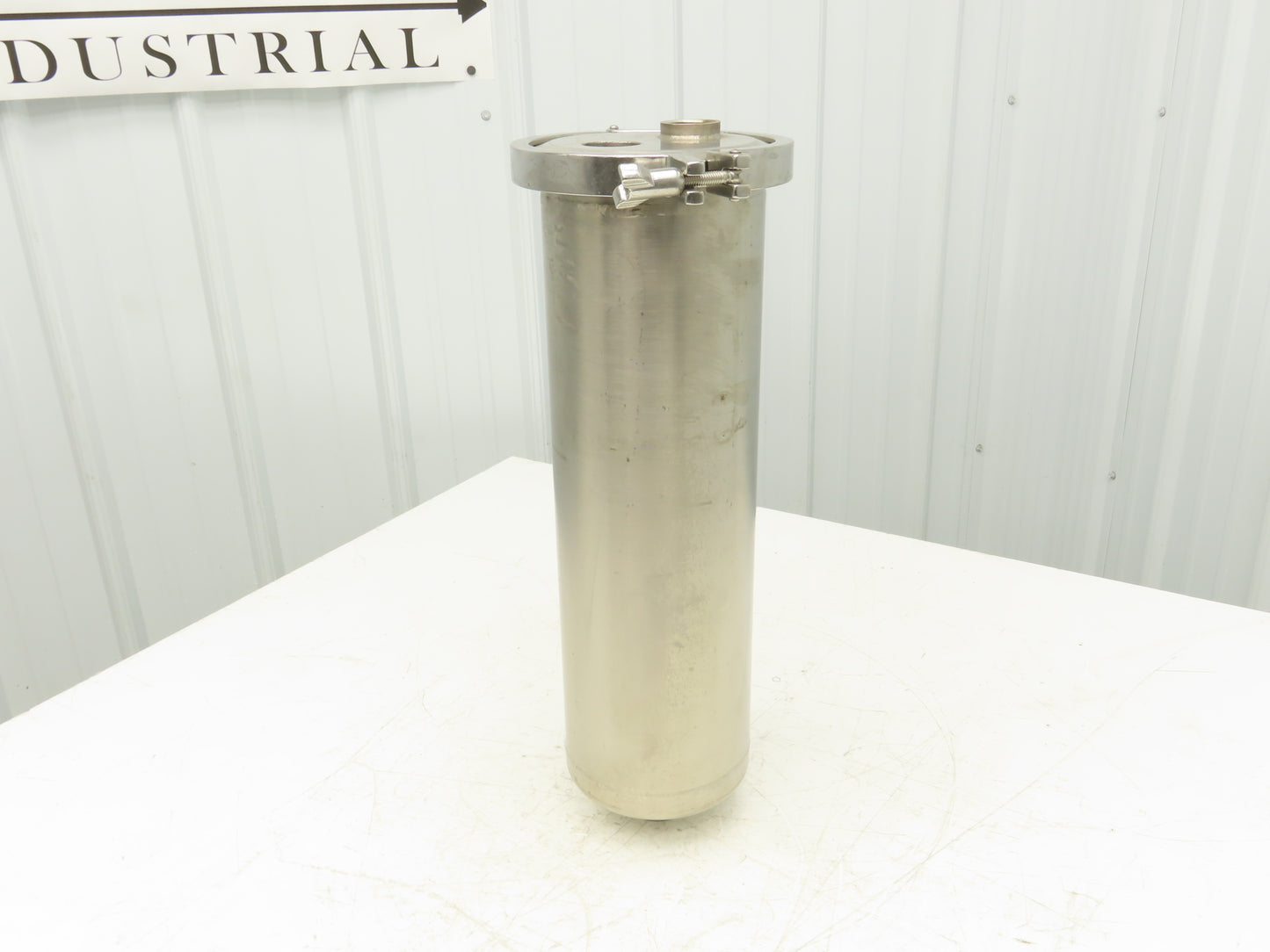 304 Stainless Water Circulator Housing 2 Gallon Tank 1.5" Tri-Clamp 6"x 21"L