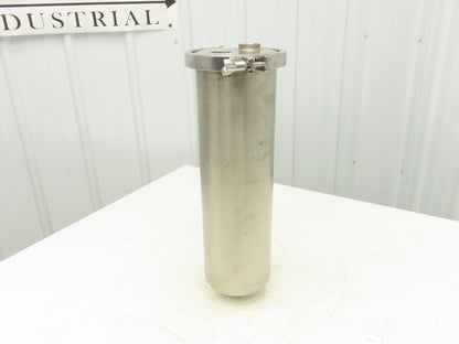 304 Stainless Water Circulator Housing 2 Gallon Tank 1.5" Tri-Clamp 6"x 21"L