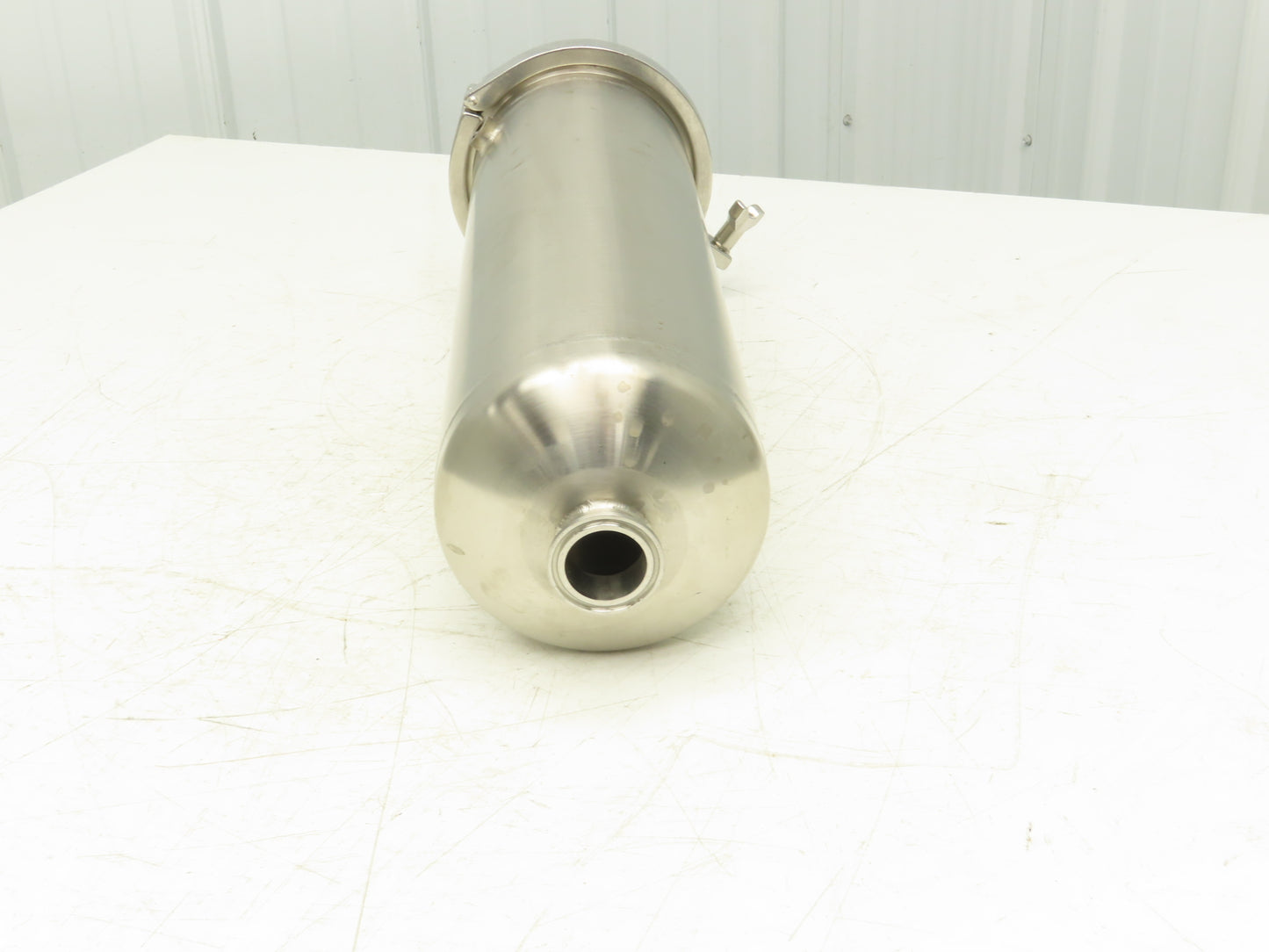 304 Stainless Water Circulator Housing 2 Gallon Tank 1.5" Tri-Clamp 6"x 21"L