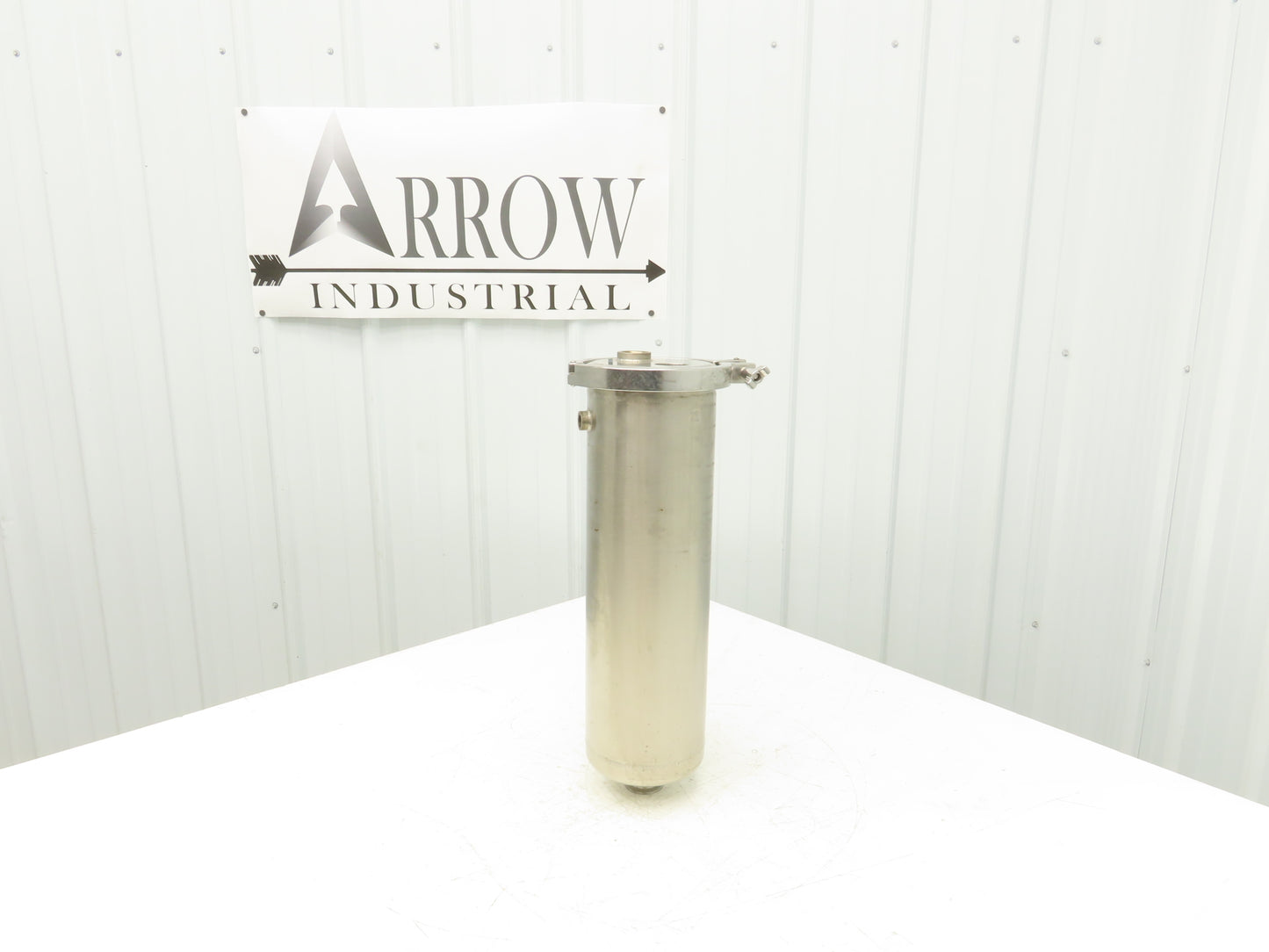 304 Stainless Water Circulator Housing 2 Gallon Tank 1.5" Tri-Clamp 6"x 21"L