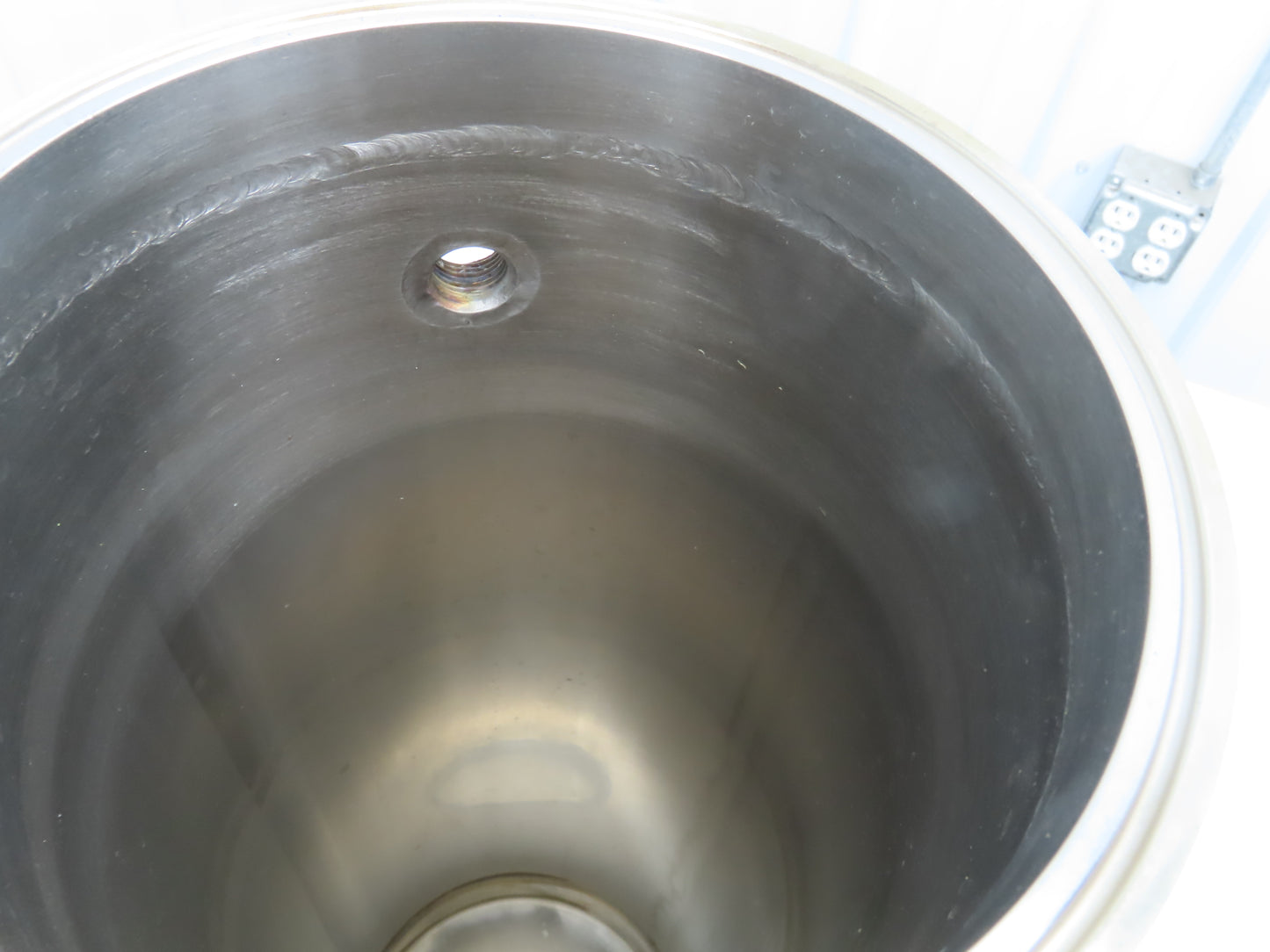 304 Stainless Water Circulator Housing 2 Gallon Tank 1.5" Tri-Clamp 6"x 21"L