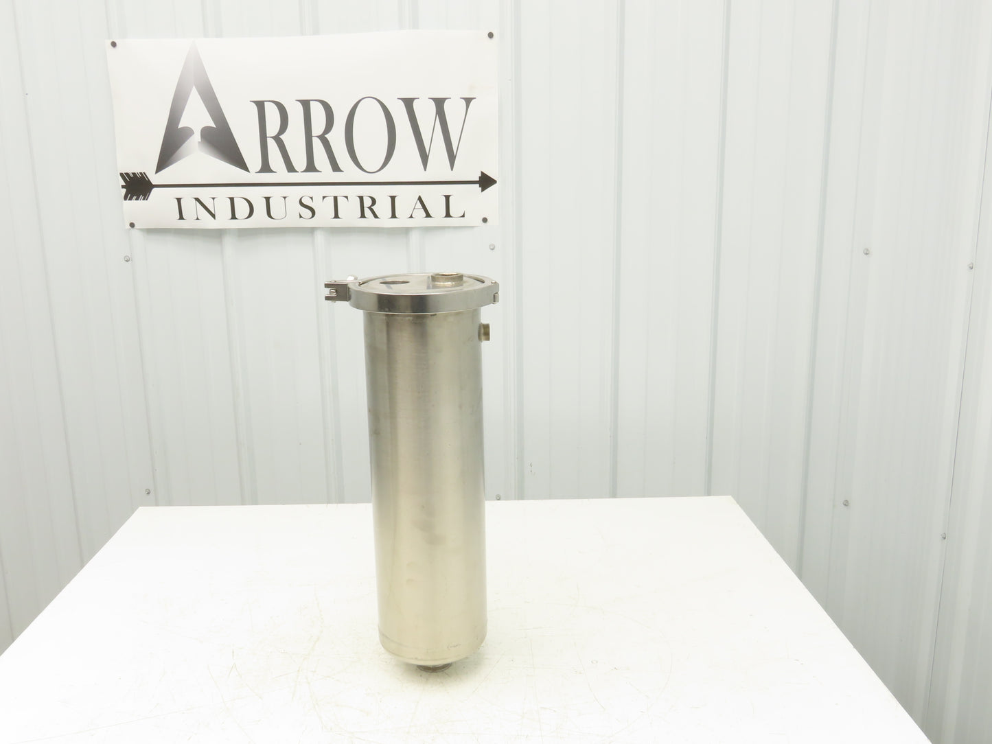304 Stainless Water Circulator Housing 2 Gallon Tank 1.5" Tri-Clamp 6"x 21"L