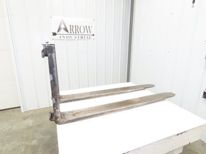 Cascade 1048447 5 X 53" Class 3 Steel Forklift Forks 20" Carriage 1-Pair READ