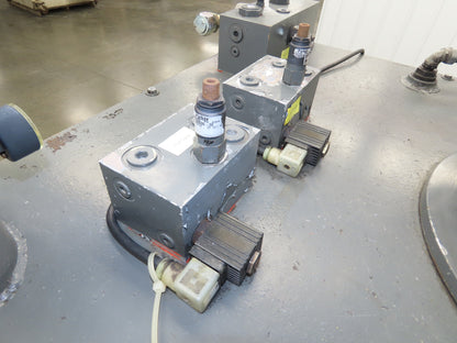 Parker Hydraulic Power Unit 44GPM 200Gal Tank Dual Variable Pump 40Hp 230/460V