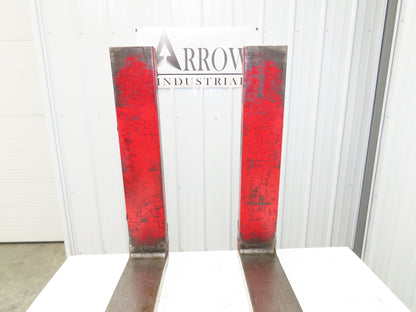 Bolzoni 6x54" Class 4 Steel Forklift Forks 25" Carriage 1-Pair 4084042 READ