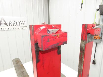 Bolzoni 6x54" Class 4 Steel Forklift Forks 25" Carriage 1-Pair 4084042 READ