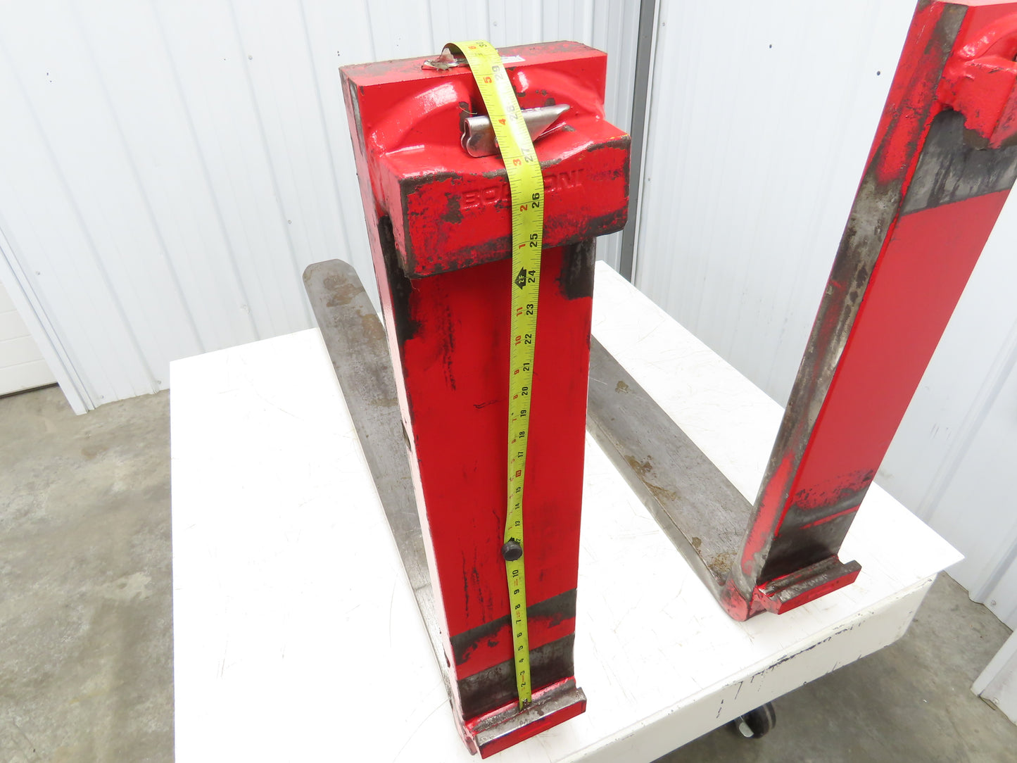 Bolzoni 6x54" Class 4 Steel Forklift Forks 25" Carriage 1-Pair 4084042 READ