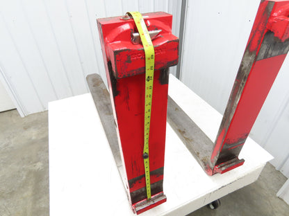 Bolzoni 6x54" Class 4 Steel Forklift Forks 25" Carriage 1-Pair 4084042 READ