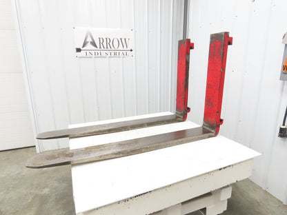 Bolzoni 6x54" Class 4 Steel Forklift Forks 25" Carriage 1-Pair 4084042 READ