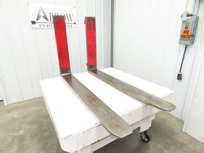 Bolzoni 6x54" Class 4 Steel Forklift Forks 25" Carriage 1-Pair 4084042 READ
