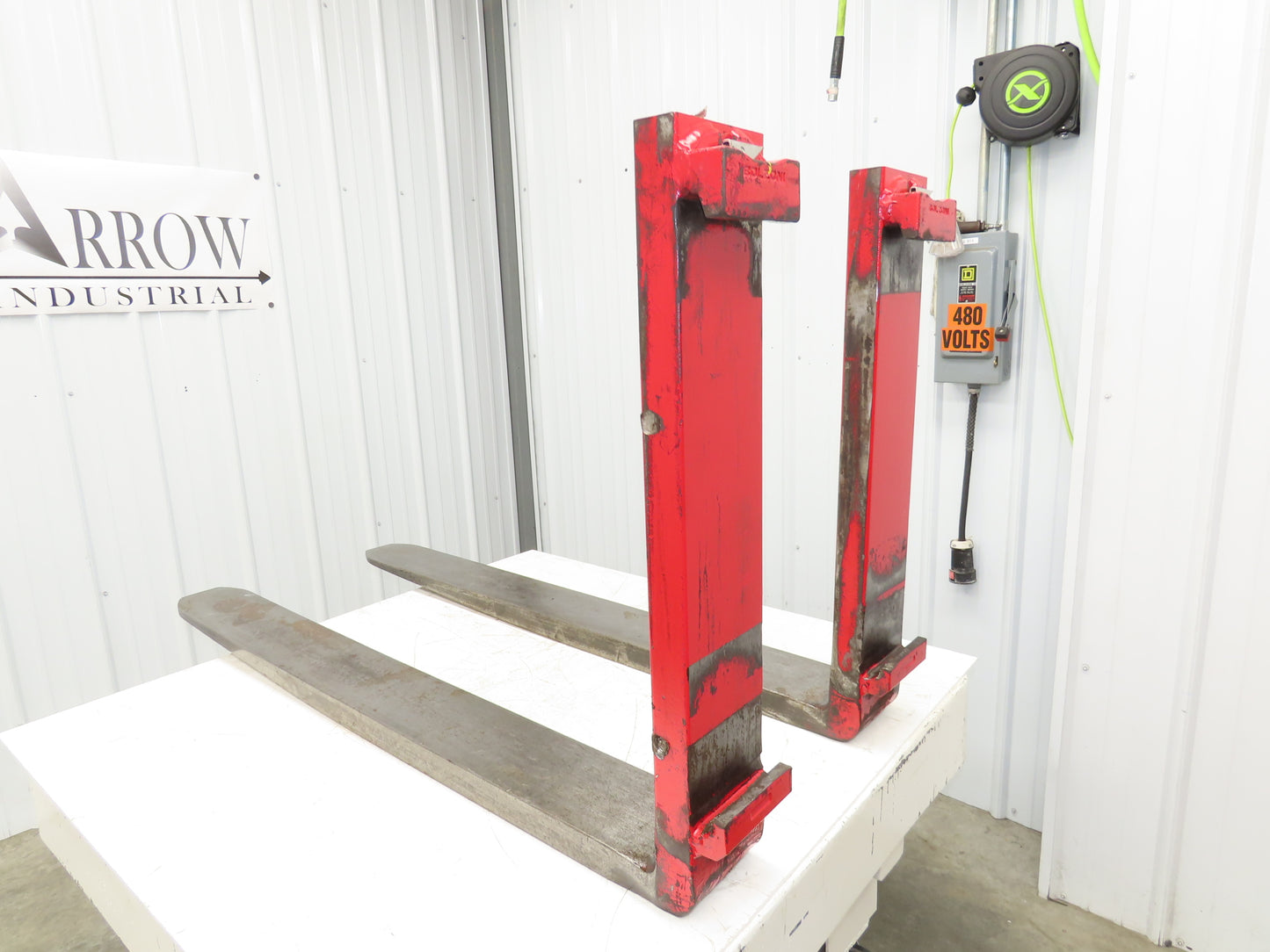 Bolzoni 6x54" Class 4 Steel Forklift Forks 25" Carriage 1-Pair 4084042 READ