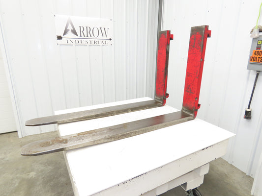 Bolzoni 6x54" Class 4 Steel Forklift Forks 25" Carriage 1-Pair 4084042 READ