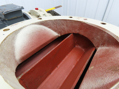 Rotary Airlock Feeder Valve 12x12" Round Flange 1.5kw 480V 3PH Chain Drive