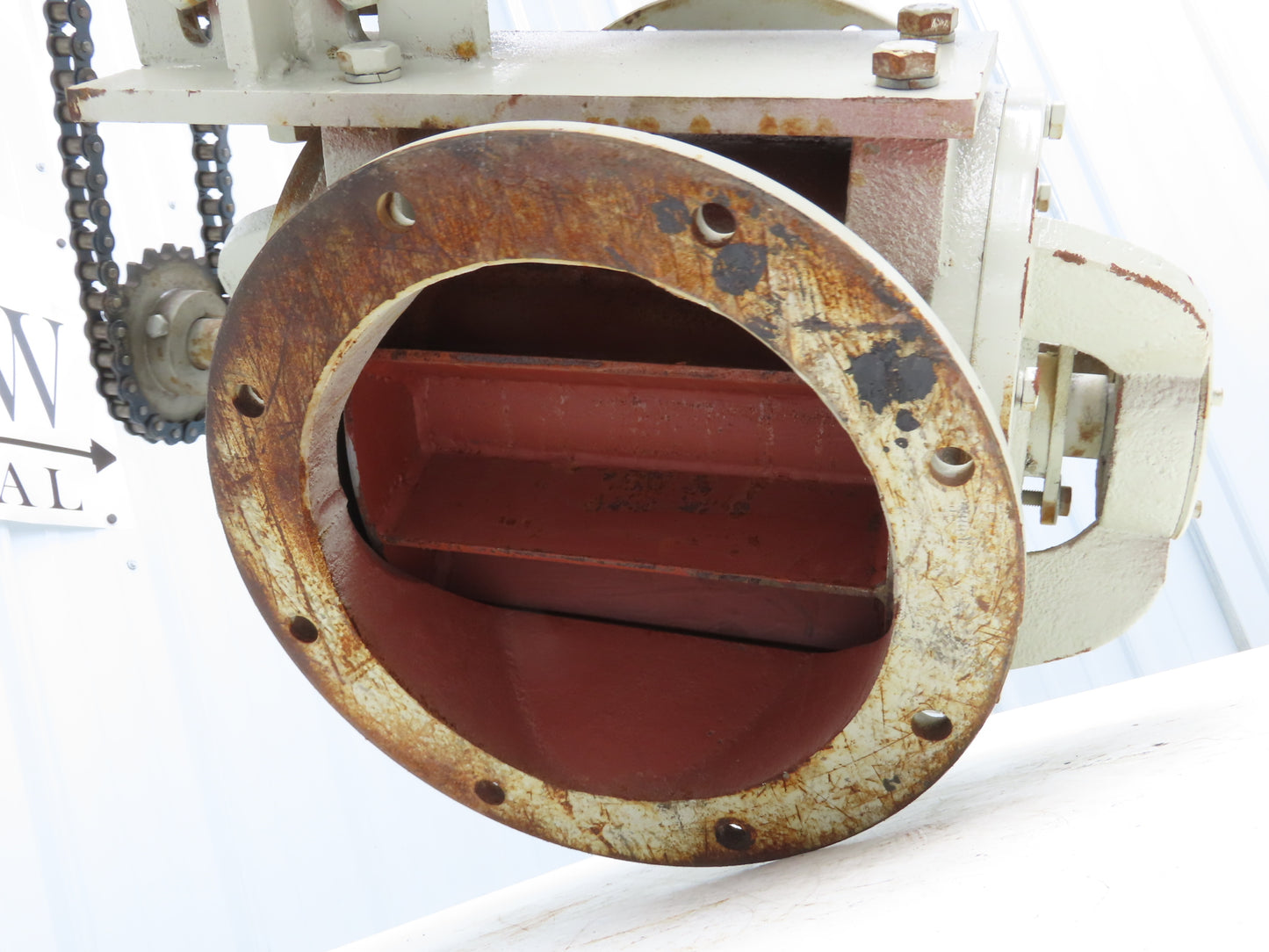 Rotary Airlock Feeder Valve 12x12" Round Flange 1.5kw 480V 3PH Chain Drive
