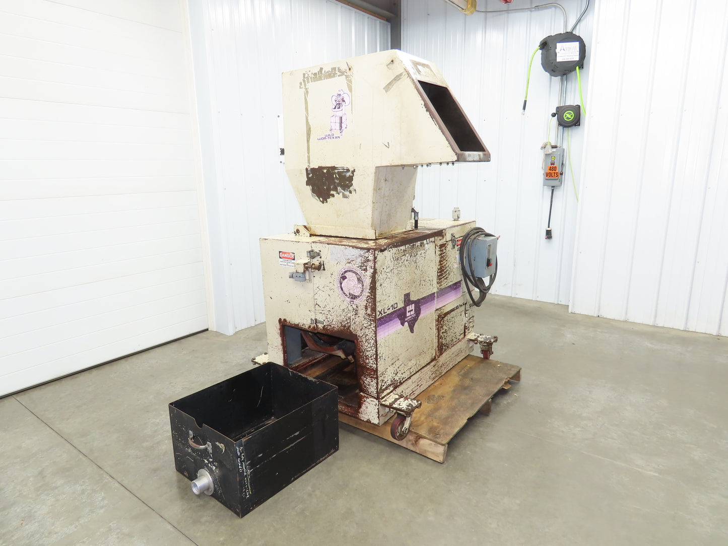 Con Air XL-10 Wor Tex Plastic Granulator Shredder Chipper 10HP 230/460V 3Ph