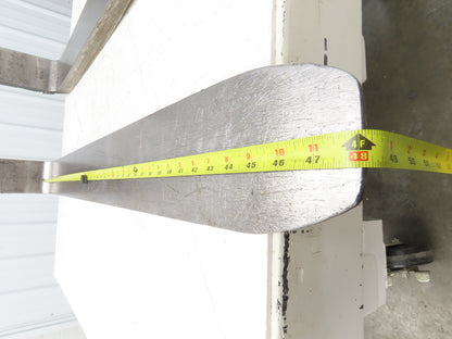 5400X24 5 X 48" Class 3 Steel Forklift Forks 20" Carriage 1-Pair READ