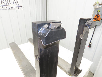 5400X24 5 X 48" Class 3 Steel Forklift Forks 20" Carriage 1-Pair READ