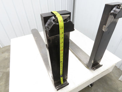 5400X24 5 X 48" Class 3 Steel Forklift Forks 20" Carriage 1-Pair READ