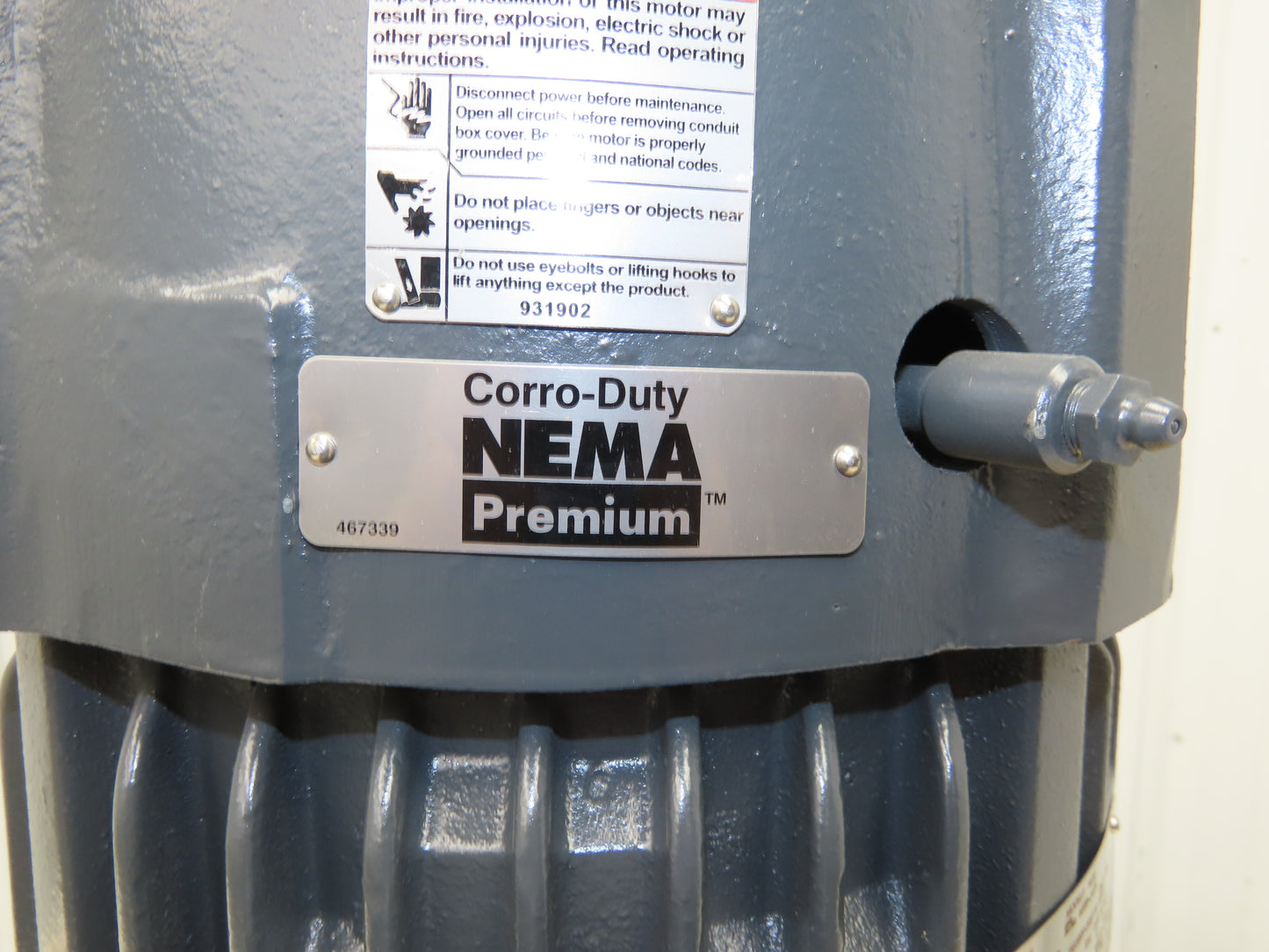 US Motors CHT5V2BLE Vertical Pump Motor 5Hp 1770rpm 480V 3PH 184TP 1" Thru Shaft