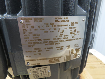 US Motors CHT5V2BLE Vertical Pump Motor 5Hp 1770rpm 480V 3PH 184TP 1" Thru Shaft