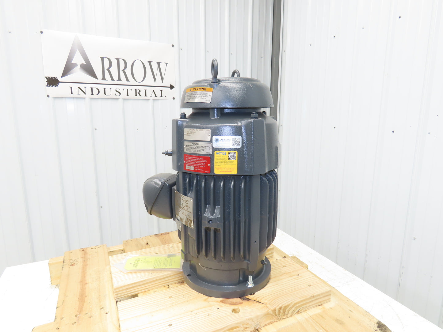 US Motors CHT5V2BLE Vertical Pump Motor 5Hp 1770rpm 480V 3PH 184TP 1" Thru Shaft