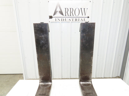 Cascade 961178 5 X 42" Class 3 Steel Forklift Forks 20" Carriage 1-Pair READ