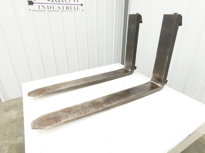 Cascade 961178 5 X 42" Class 3 Steel Forklift Forks 20" Carriage 1-Pair READ