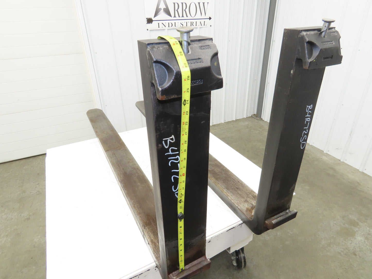 Cascade 6x72" Class 4 Steel Forklift Forks 25" Carriage 1-Pair 7000029