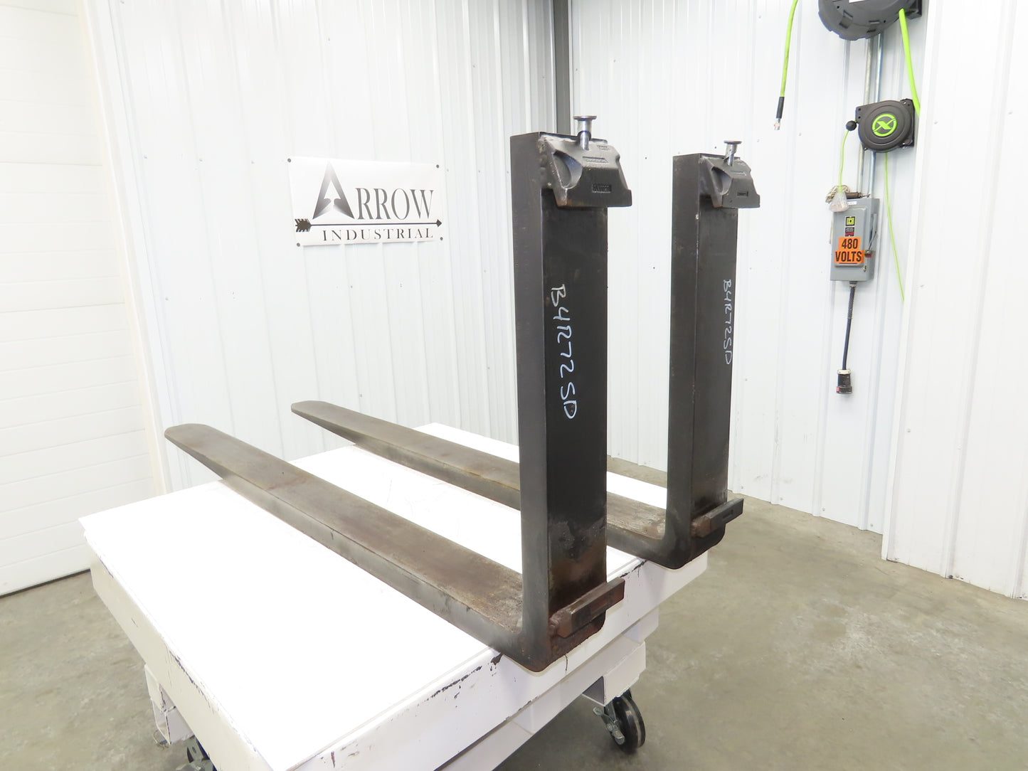 Cascade 6x72" Class 4 Steel Forklift Forks 25" Carriage 1-Pair 7000029