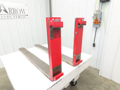 Bolzoni QQE 190830 5x48" Class 3 Steel Forklift Forks 20" Carriage 1-Pair READ