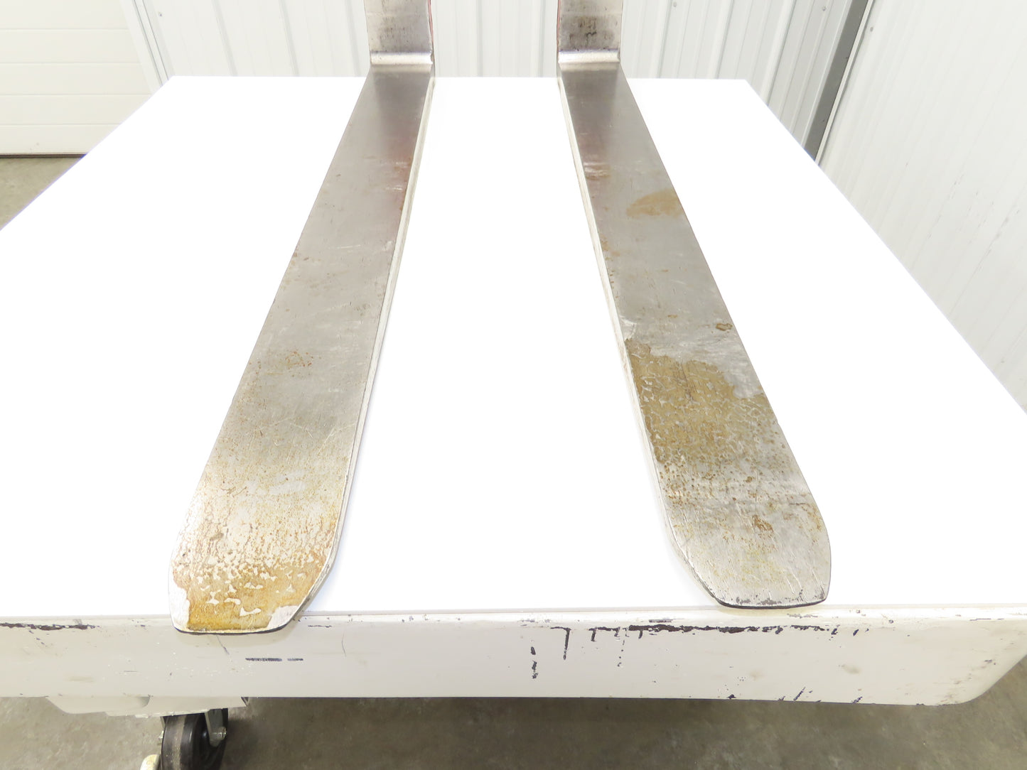 Bolzoni QQE 190830 5x48" Class 3 Steel Forklift Forks 20" Carriage 1-Pair READ