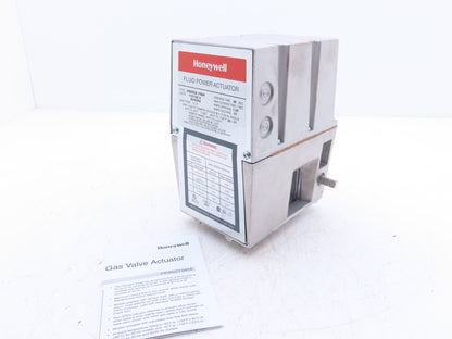 Honeywell V4055A 1064 Fluid Power Gas Valve Actuator 120V w/Damper Shaft