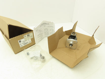Allen Bradley 845D-SJDZ25ADCK5 Absolute Rotary Encoder 3/8" Shaft 360PPR 	Ser B
