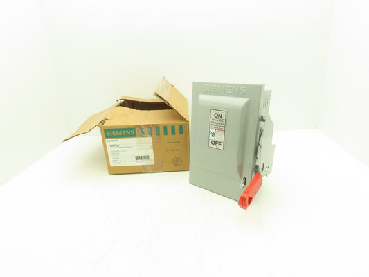 Siemens HNF361 Heavy Duty Safety Disconnect Switch 3P 30A 600VAC 250VDC