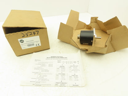 Allen Bradley 845G-F3D5HT0360A Absolute Rotary Encoder 3/8" Shaft 360PPR 	Ser B
